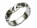 Silver Ring Band Celtic Weave