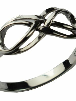 Silver Ring Infinity Symbol