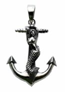 Silver Pendant Mermaid