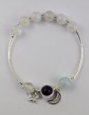 Silver Bracelet Moonstone