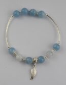 Silver Bracelet Aquamarine