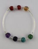 Silver Bracelet With Chakra