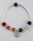 Silver Bracelet Chakra