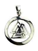 Silver Pendant Pyramids