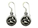 Silver Earring Triquetra