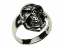 Silver Ring Skull Face
