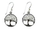 Silver Earring Tree Of Life