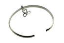 Silver Bangle Heart Infinity