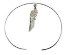 Silver Bangle Angel Wing