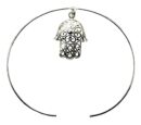 Silver Bangle Fatima Hand