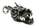 Silver Pendant Dragon Head