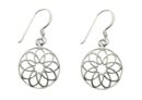 Silver Earring Flower