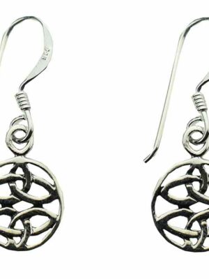 Silver Earring Double Celtic