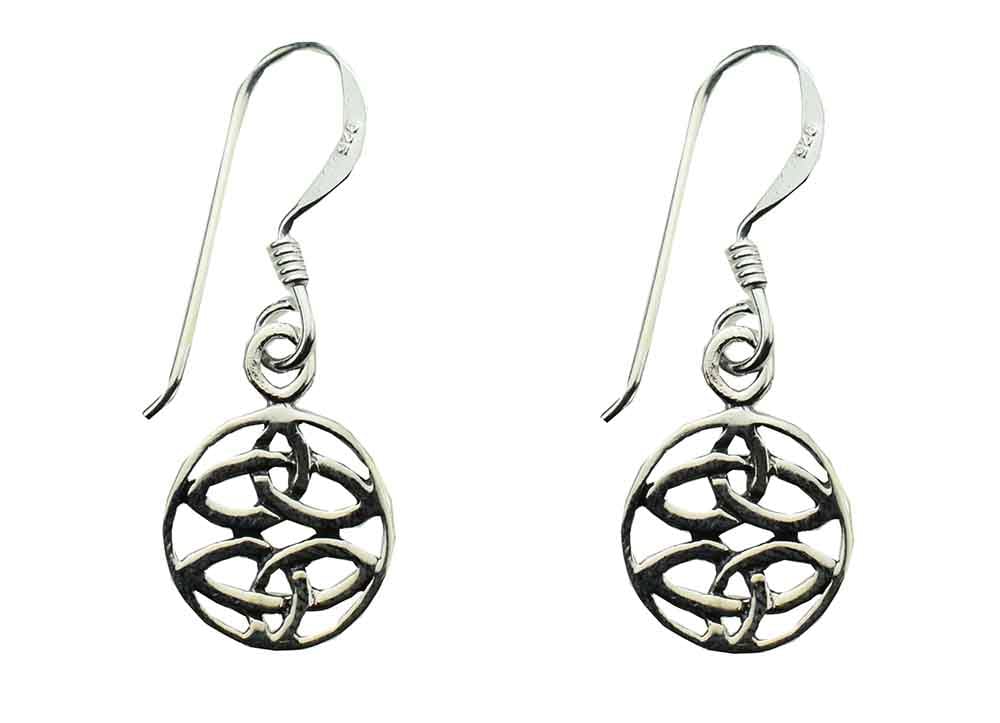 Silver Earring Double Celtic