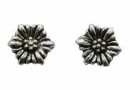 Silver Earring Stud Flower