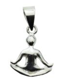 Silver Pendant Yoga Pose
