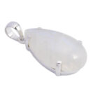 Silver Pendant Rainbow Stone