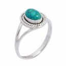 Silver Ring Turquoise Stone