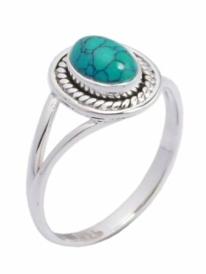 Silver Ring Turquoise Stone