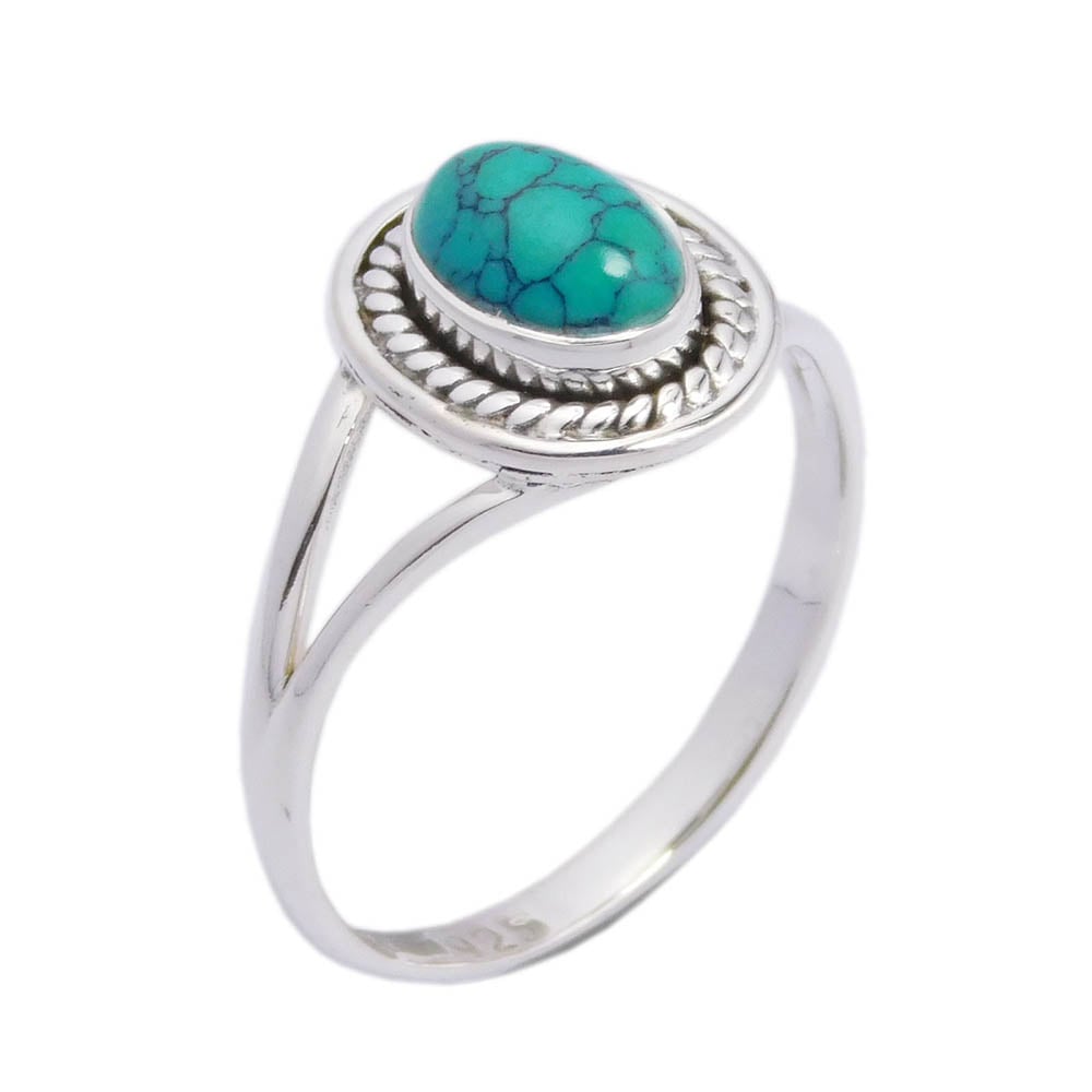 Silver Ring Turquoise Stone