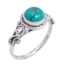 Silver Ring Turquoise Stone