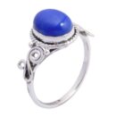 Silver Ring Lapis Stone