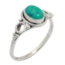 Silver Ring Turquoise Stone