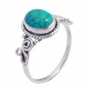 Silver Ring Turquoise Stone