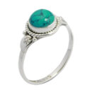 Silver Ring Turquoise Stone