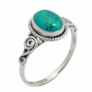 Silver Ring Turquoise Stone