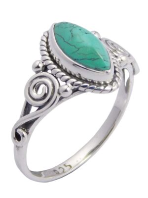 Silver Ring Turquoise Stone