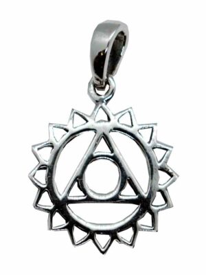 Silver Pendant Chakra Throat
