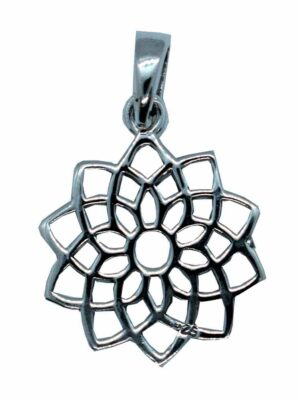 Silver Pendant Chakra Crown