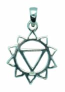 Silver Pendant Chakra Solar
