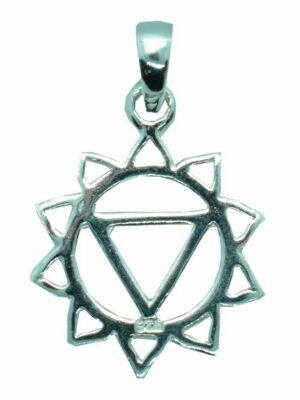 Silver Pendant Chakra Solar