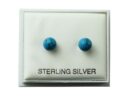 Silver Earring Stud Turquoise