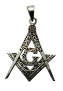 Pendant Silver Compass