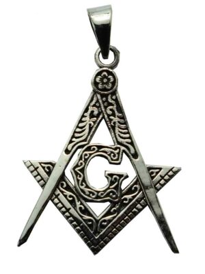 Pendant Silver Compass