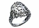 Silver Ring Celtic Pentagram