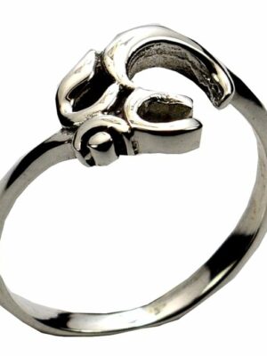 Silver Ring Om
