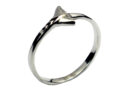 Silver Ring Shark Tail