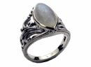 Silver Ring With a Large Stone