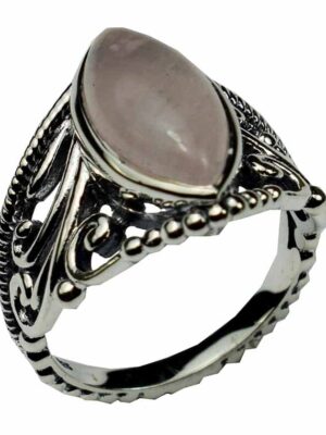 Silver Ring With a Large Stone