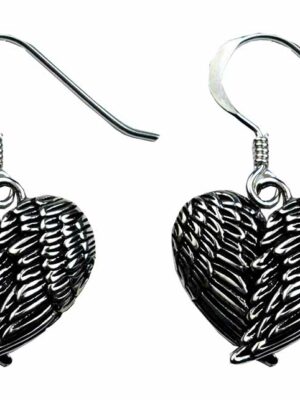 Silver Earings Wings