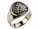 Silver Ring Viking Valknut