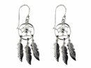Silver Earring Dream Catcher