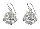 Silver Earring Tree of Life 2cm