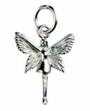 Silver Pendant Fairy 1cm