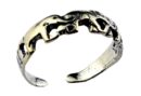 Silver Toe Ring Elephant