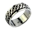 Silver Ring Spinning Celtic